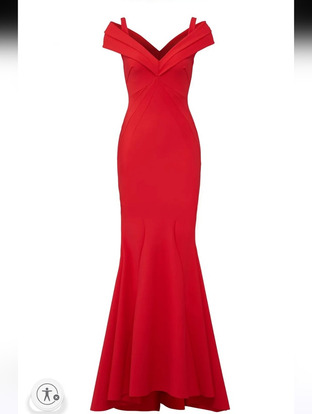 Chiara Boni La Petite Robe Red Tally Gown L